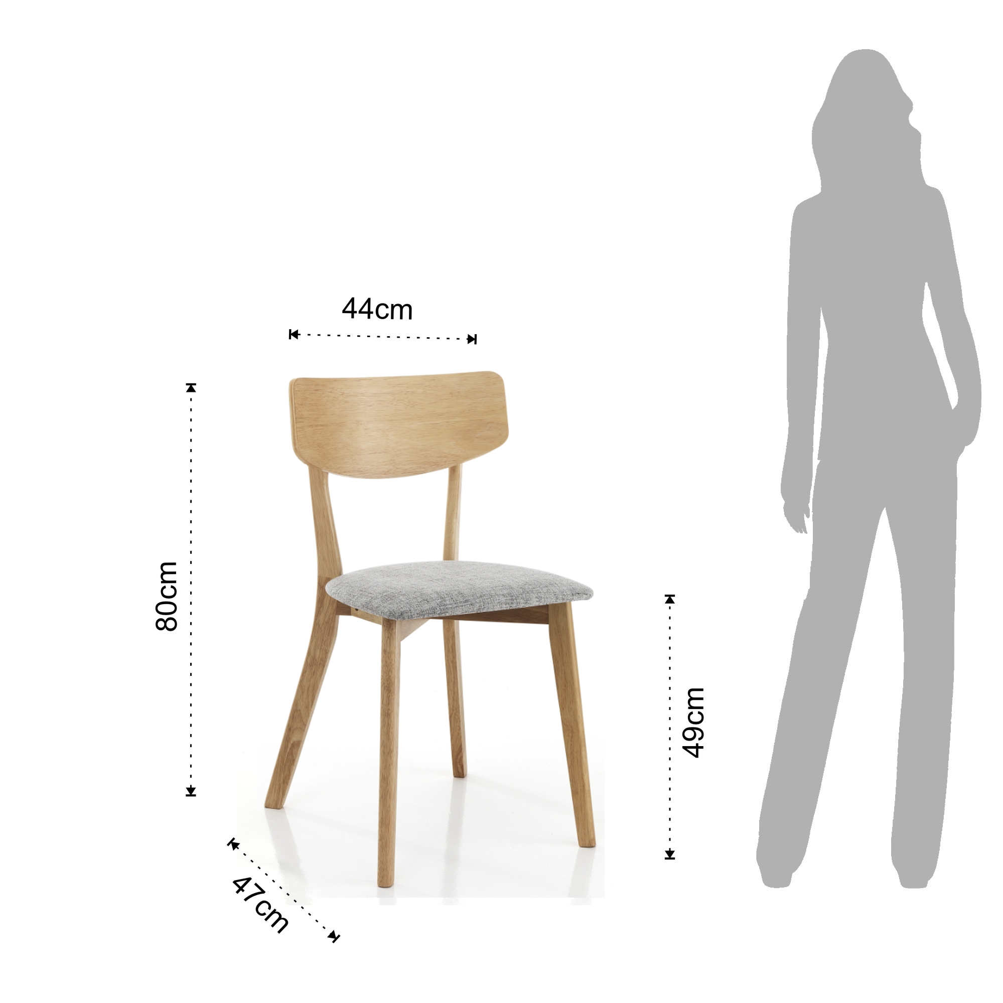 Sedia SUSY - Grigia - 1pz - immagine 7