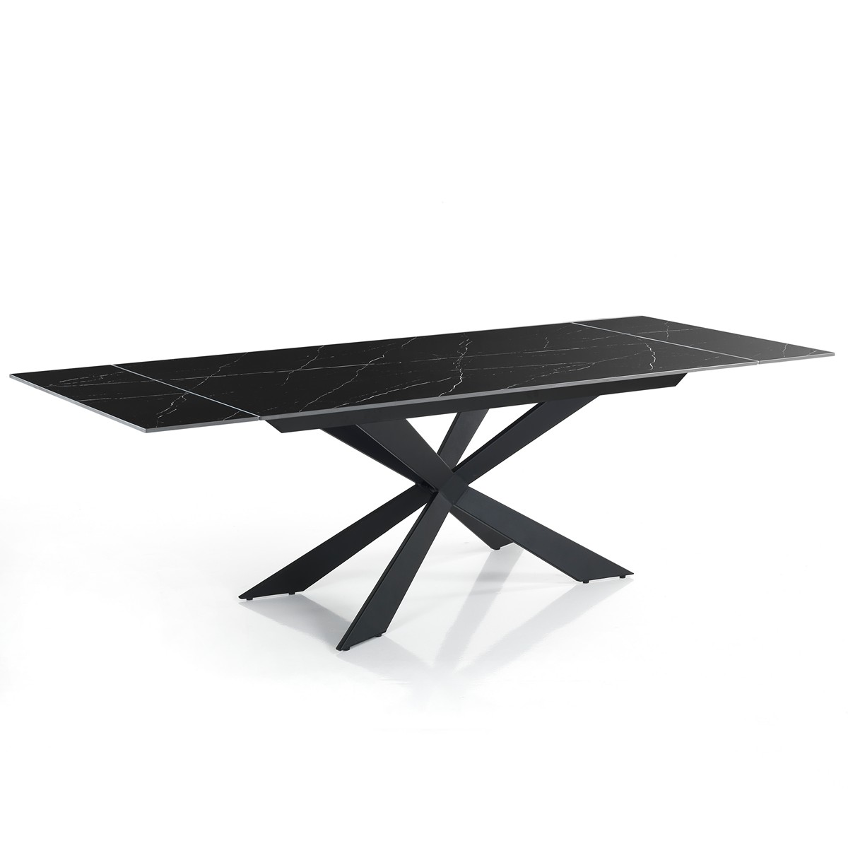 Tavolo JIM 160 - Marmo Nero Lucido - immagine 2
