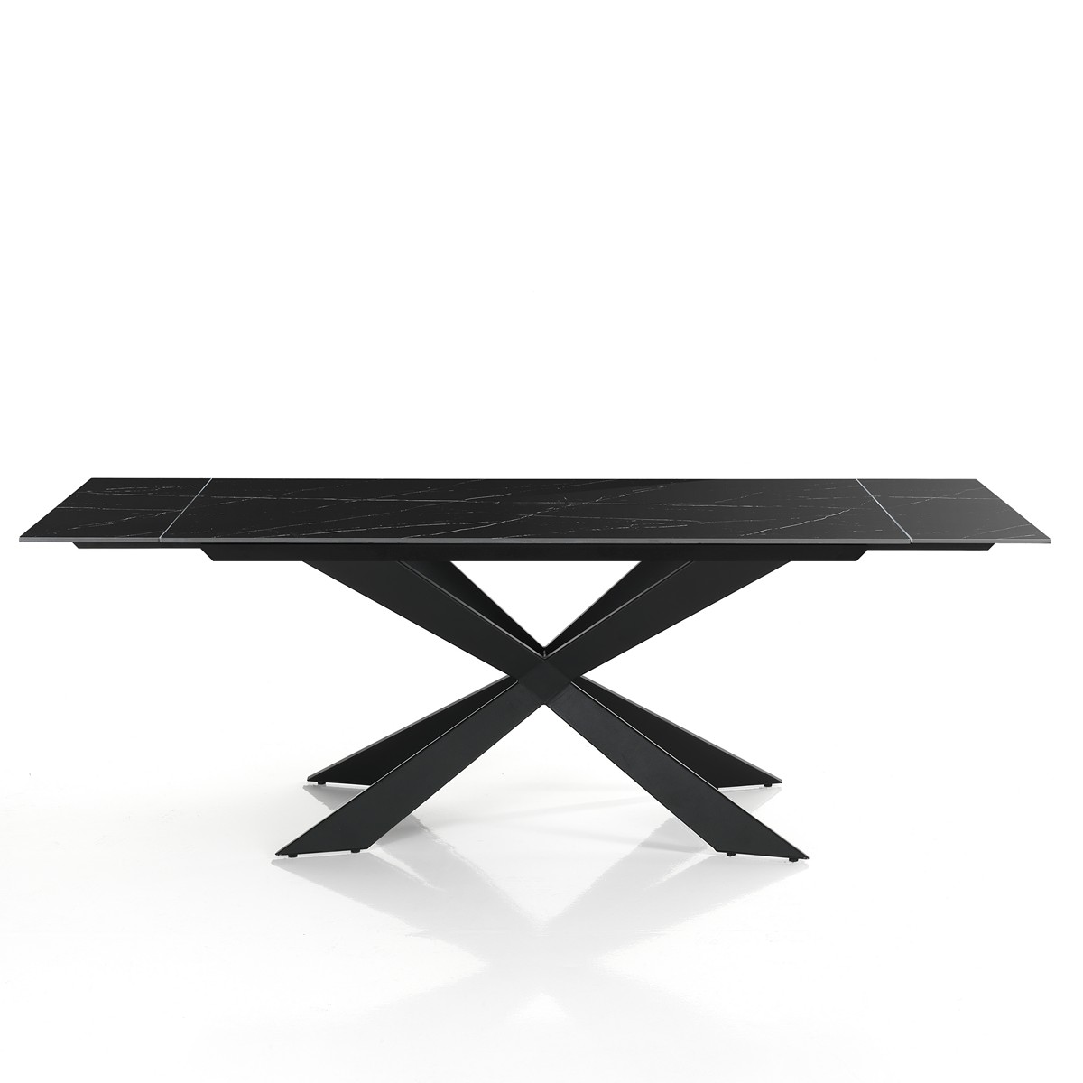 Tavolo JIM 160 - Marmo Nero Lucido - immagine 4