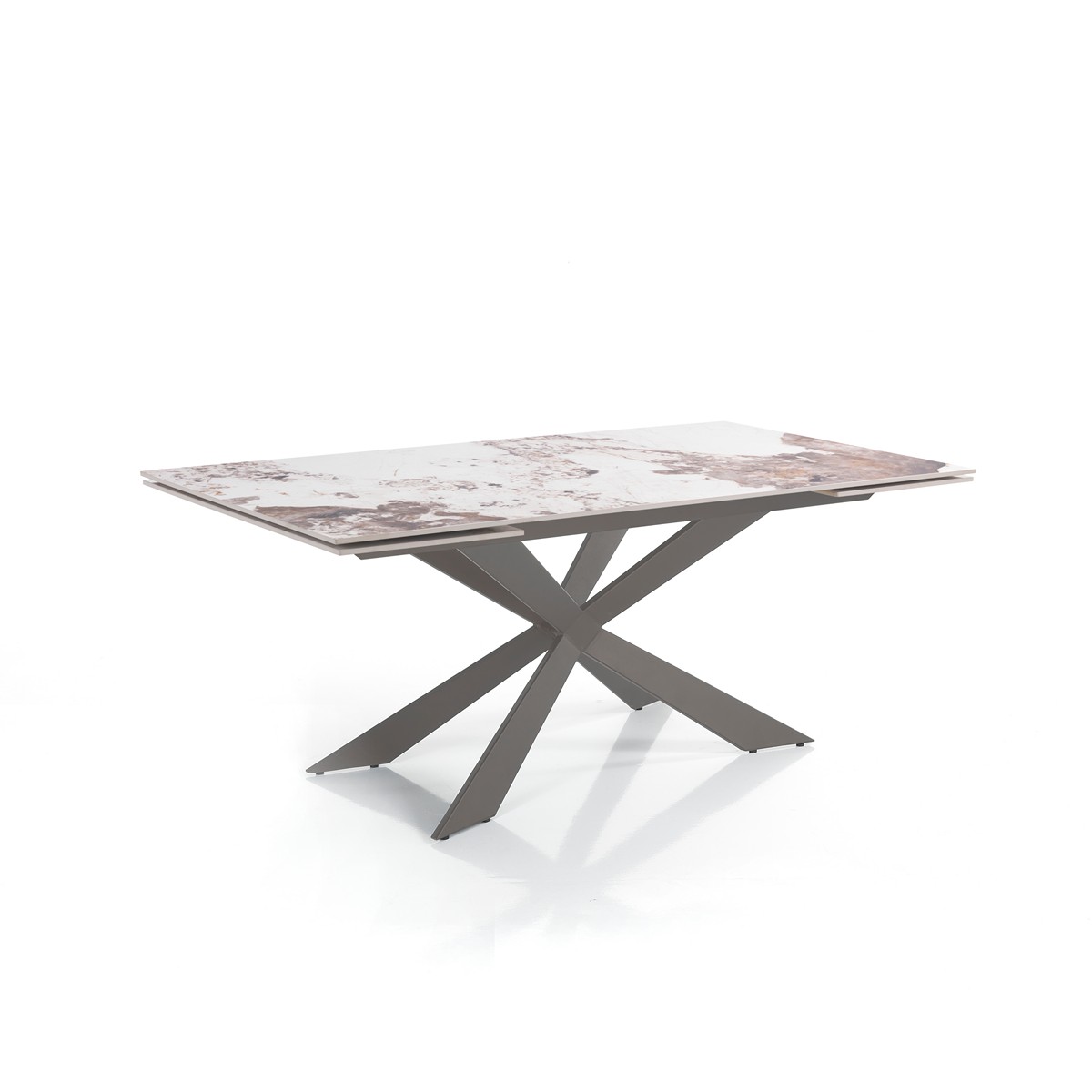 Tavolo JIM 160 - Marmo Onice lucido - immagine 3