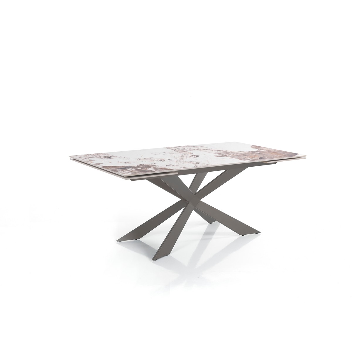 Tavolo JIM 120 - Marmo Onice lucido - immagine 3