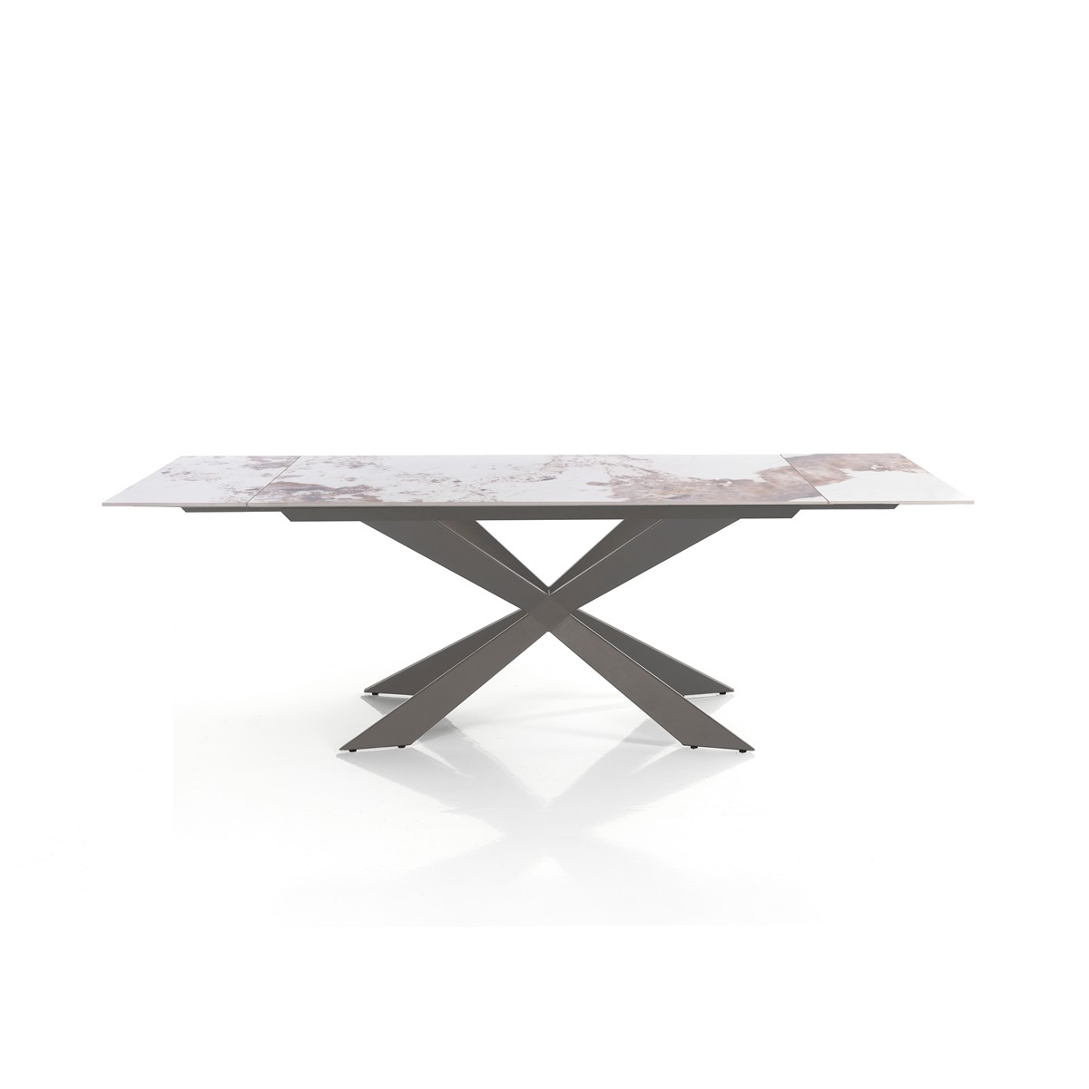 Tavolo JIM 120 - Marmo Onice lucido - immagine 4