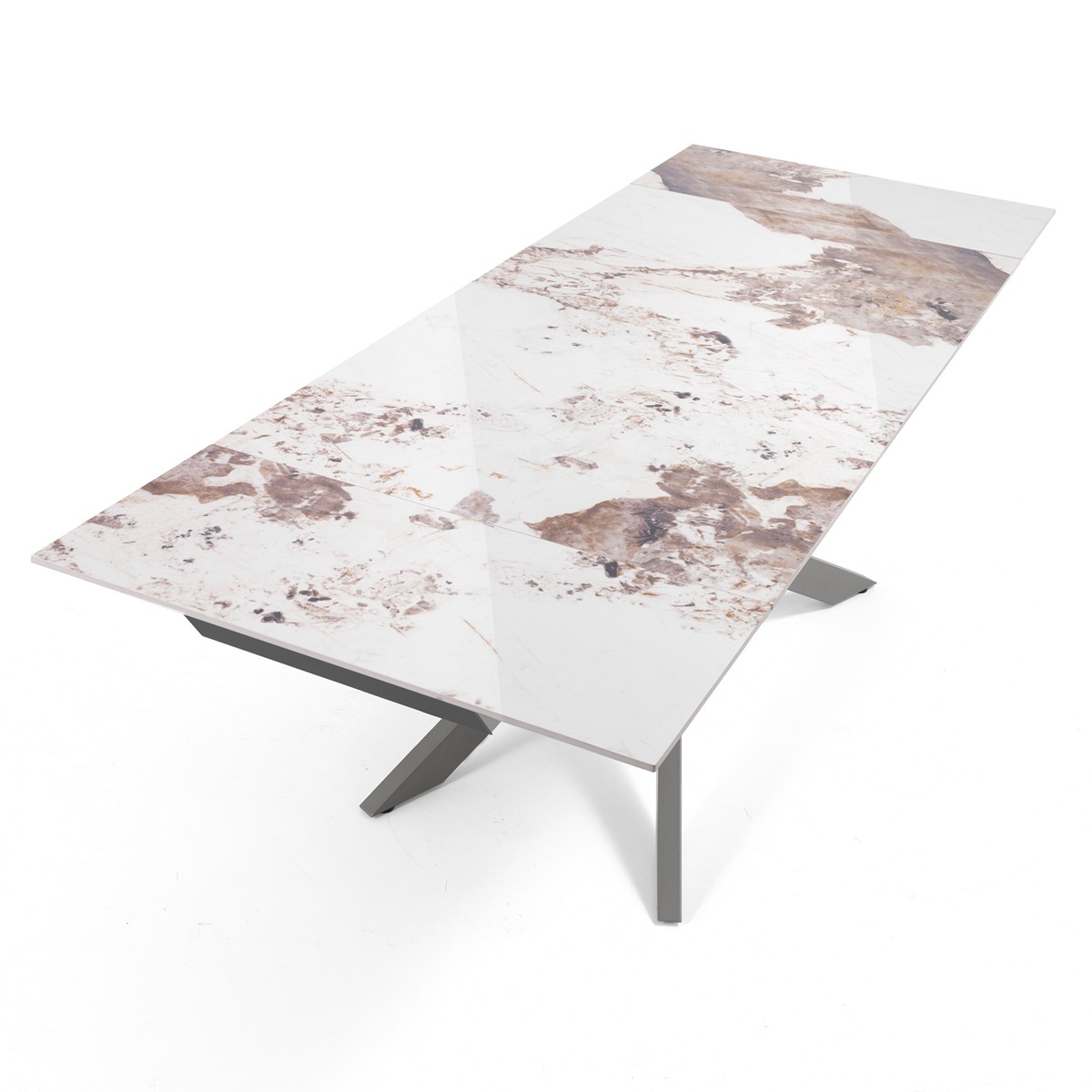 Tavolo JIM 120 - Marmo Onice lucido - immagine 5