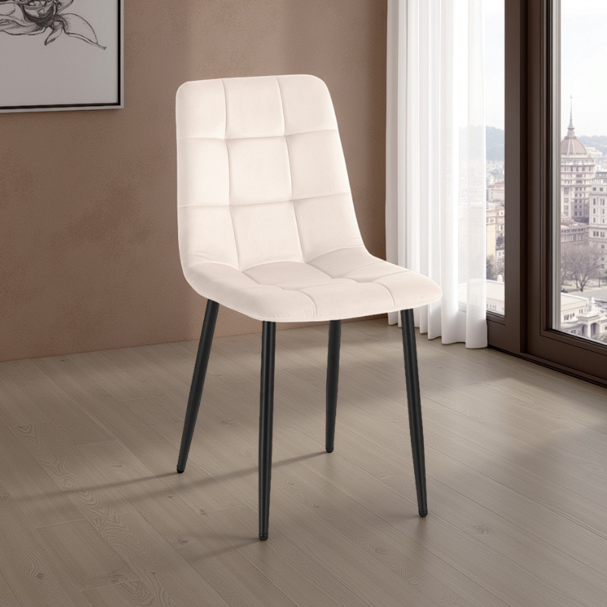 Sedia DENNIS - Colore Beige
