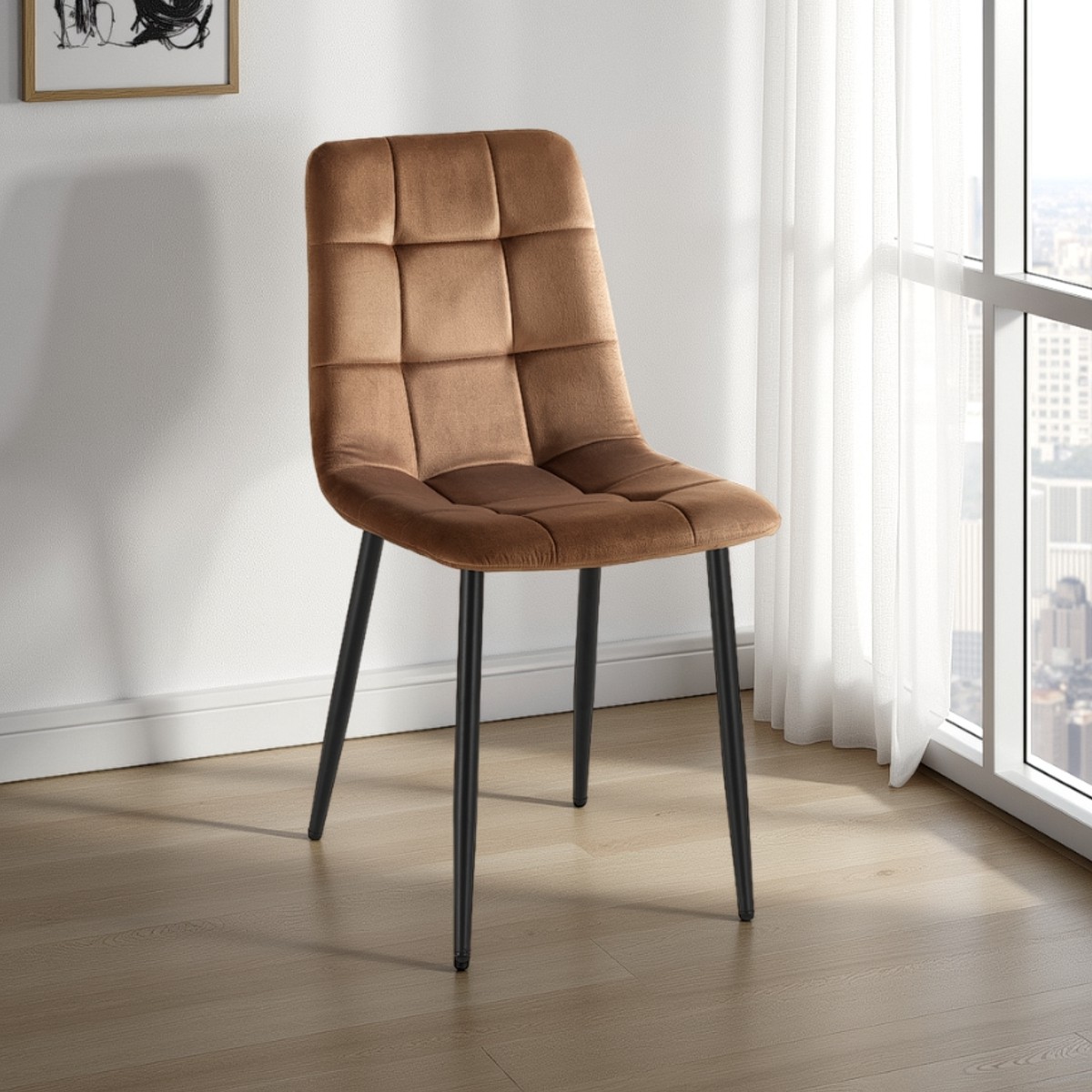 Sedia DENNIS - Marrone Chiaro