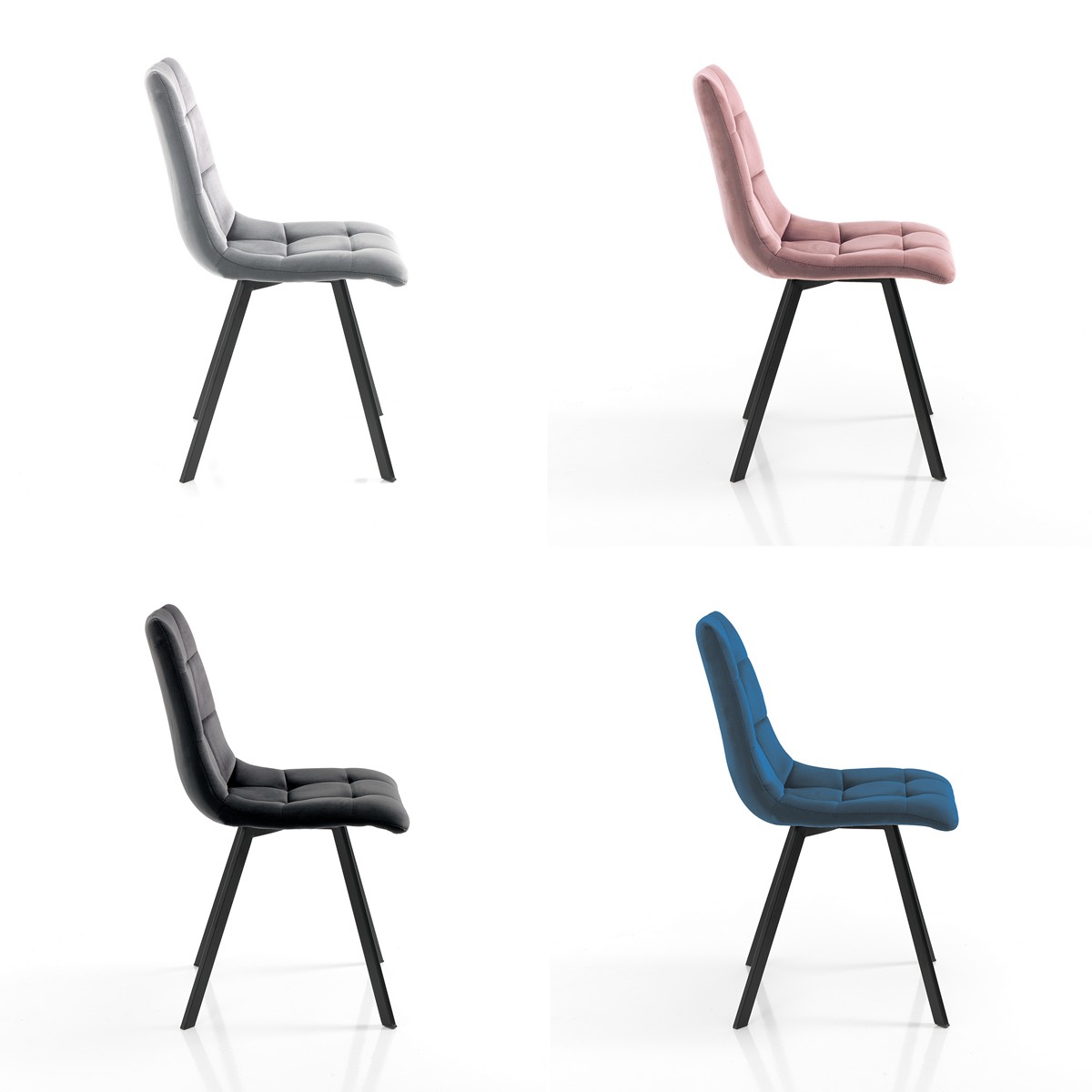 Sedia DAISY (4 sedie colorate) - immagine 3