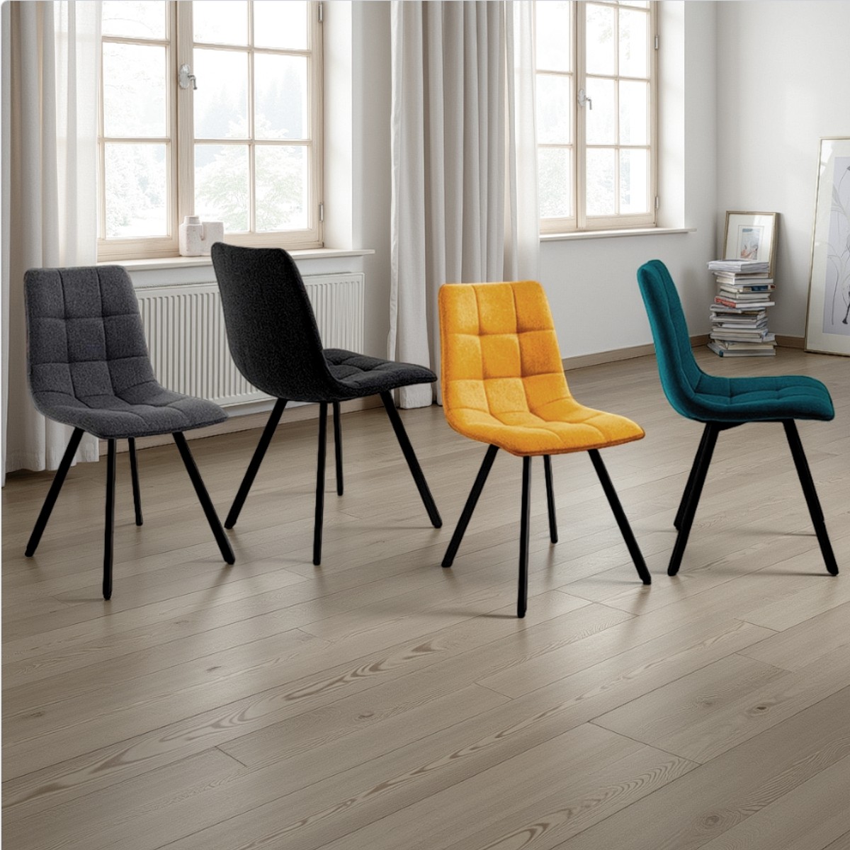 Sedia HENRY (4 sedie colorate)