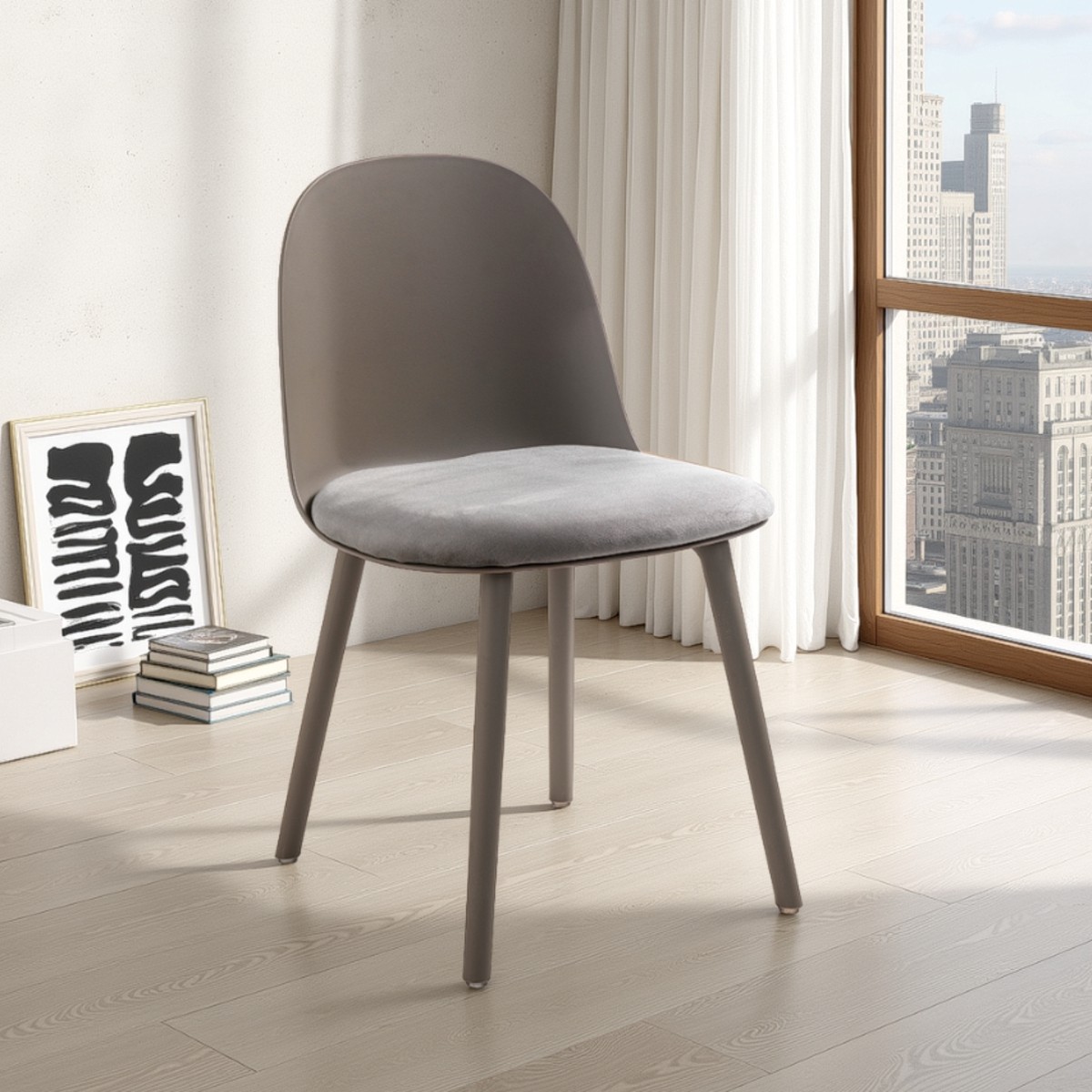 Sedia CATHERINE - GRIGIO SCURO