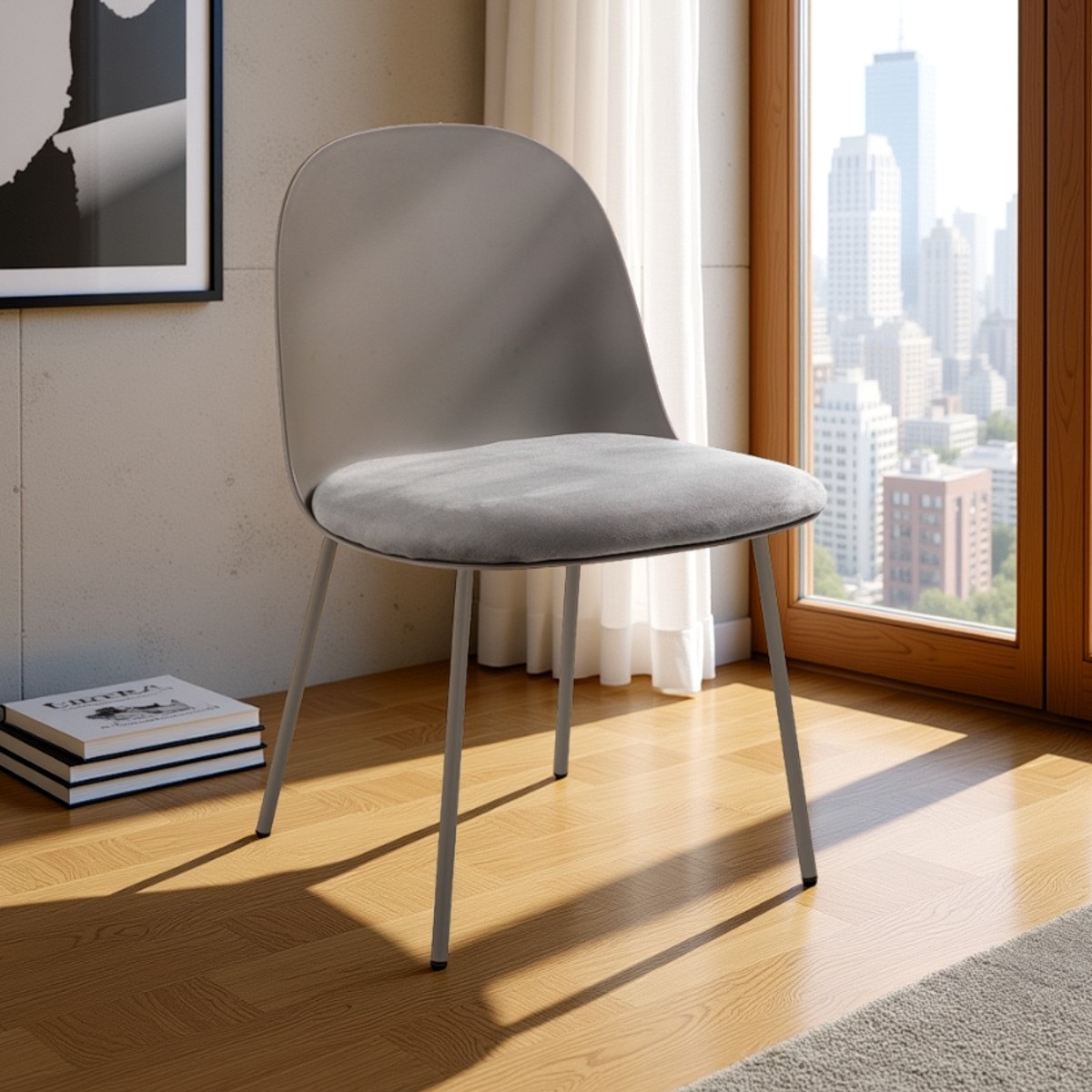 Sedia JULIE - GRIGIO SCURO