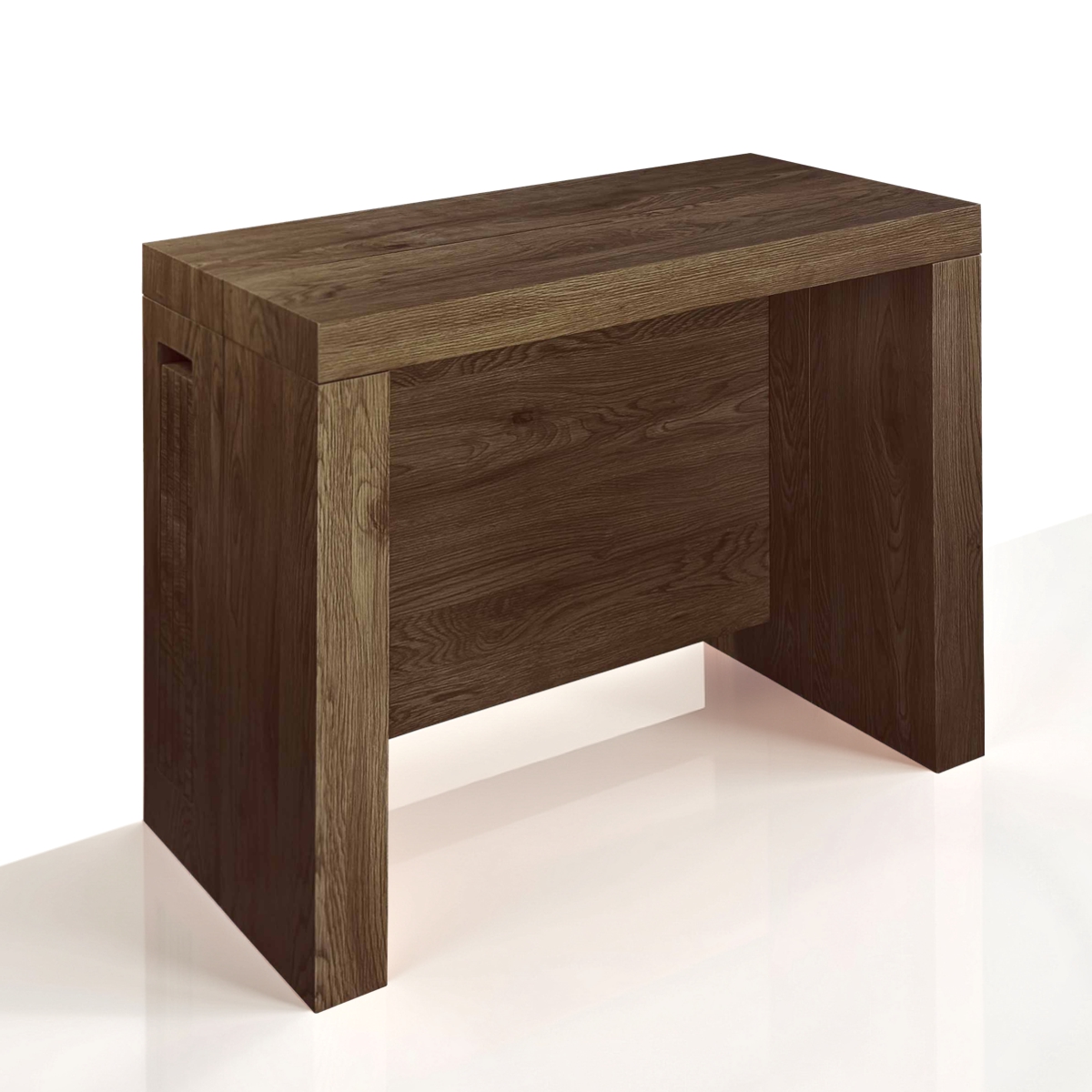 Tavolo / consolle PIER - in MDF rivestito in melamminico finitura Noce - immagine 5