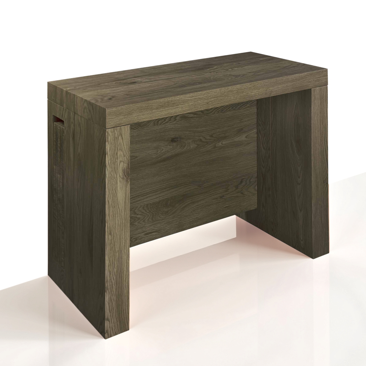 Tavolo / consolle PIER - in MDF rivestito in melamminico finitura legno Grigio - immagine 5