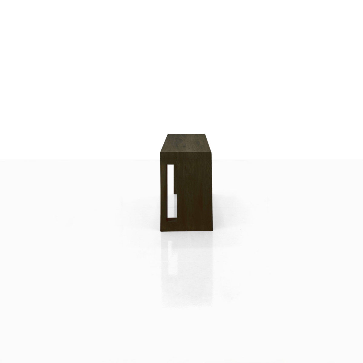 Tavolo / consolle PIER - in MDF rivestito in melamminico finitura legno Grigio - immagine 6