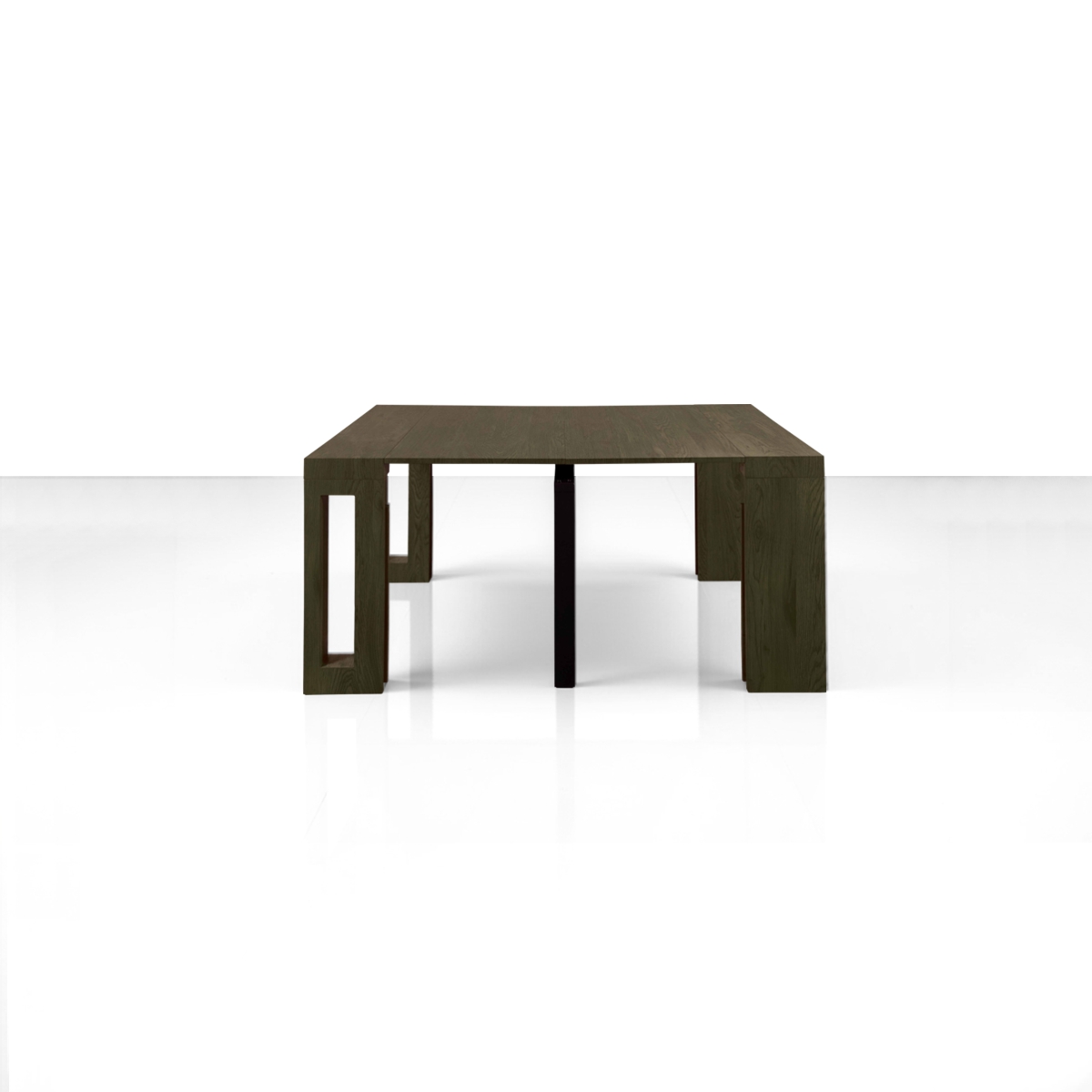 Tavolo / consolle PIER - in MDF rivestito in melamminico finitura legno Grigio - immagine 8