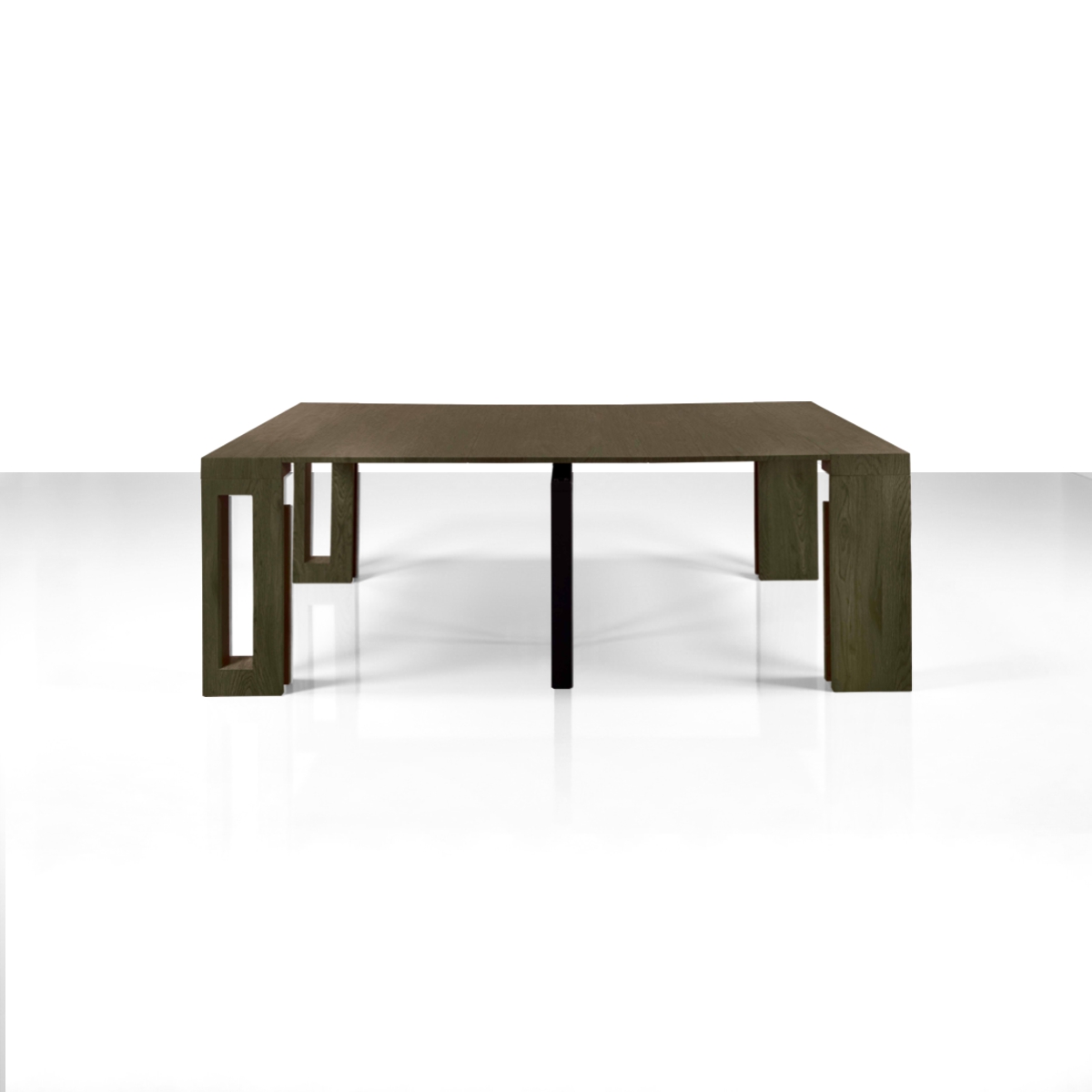 Tavolo / consolle PIER - in MDF rivestito in melamminico finitura legno Grigio - immagine 9
