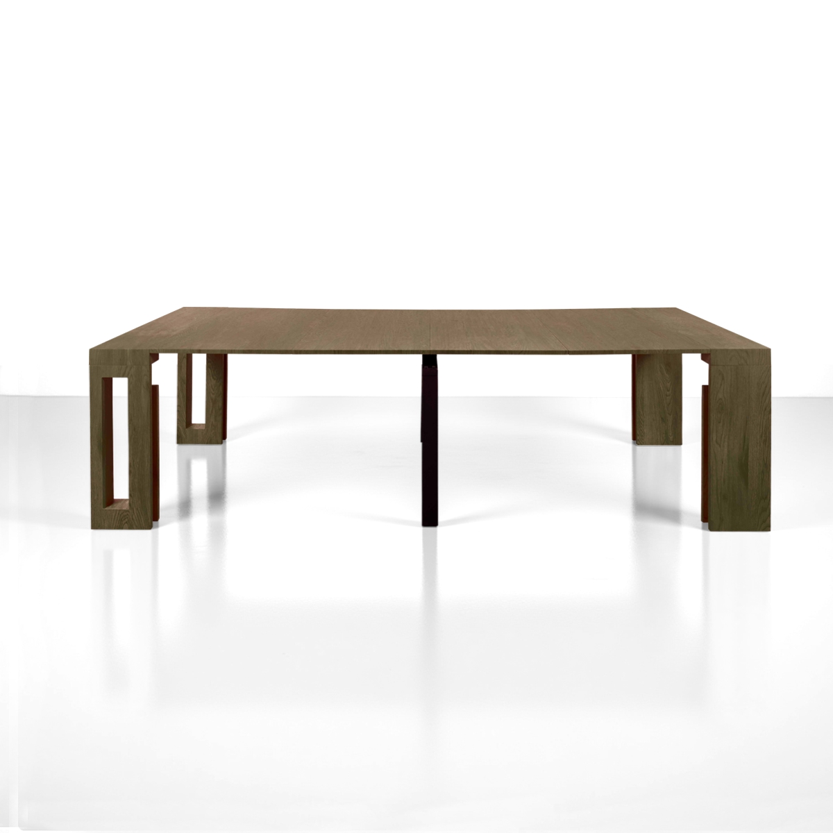 Tavolo / consolle PIER - in MDF rivestito in melamminico finitura legno Grigio - immagine 10