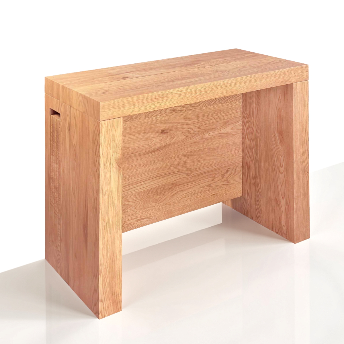 Tavolo / consolle PIER - in MDF rivestito in melamminico finitura Rovere - immagine 6