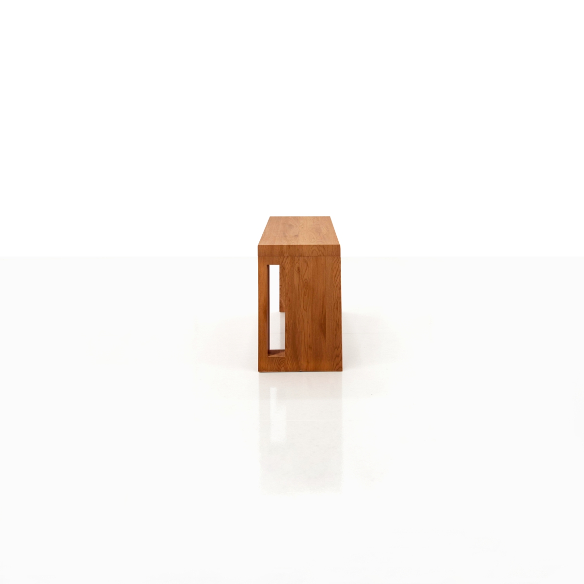Tavolo / consolle PIER - in MDF rivestito in melamminico finitura Rovere - immagine 7
