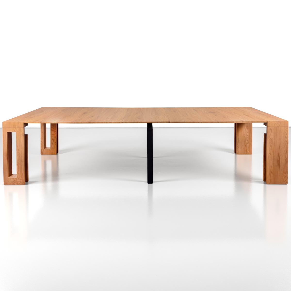Tavolo / consolle PIER - in MDF rivestito in melamminico finitura Rovere - immagine 12