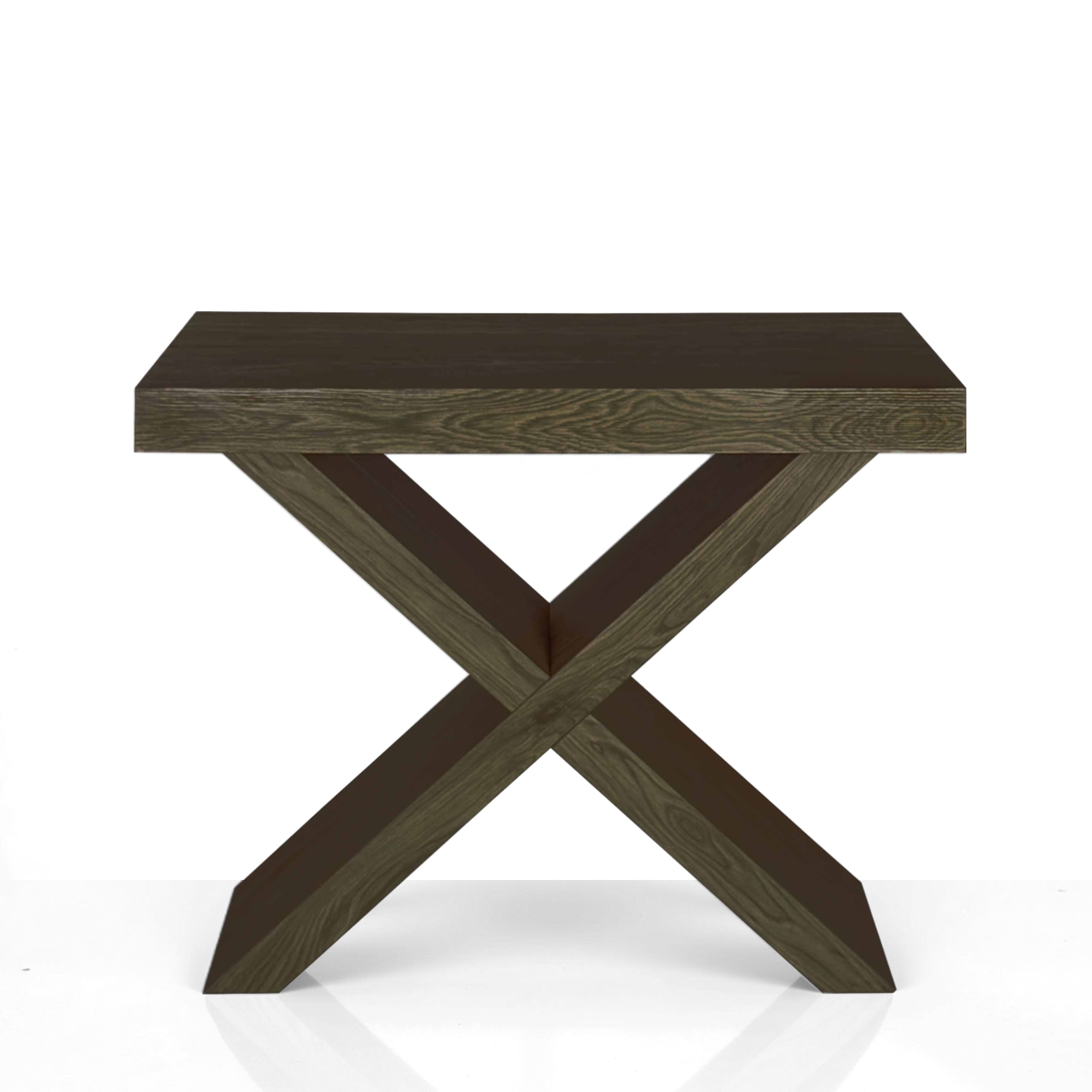 Tavolo / consolle RIBBY - in MDF rivestito in melamminico finitura legno Grigio - immagine 5