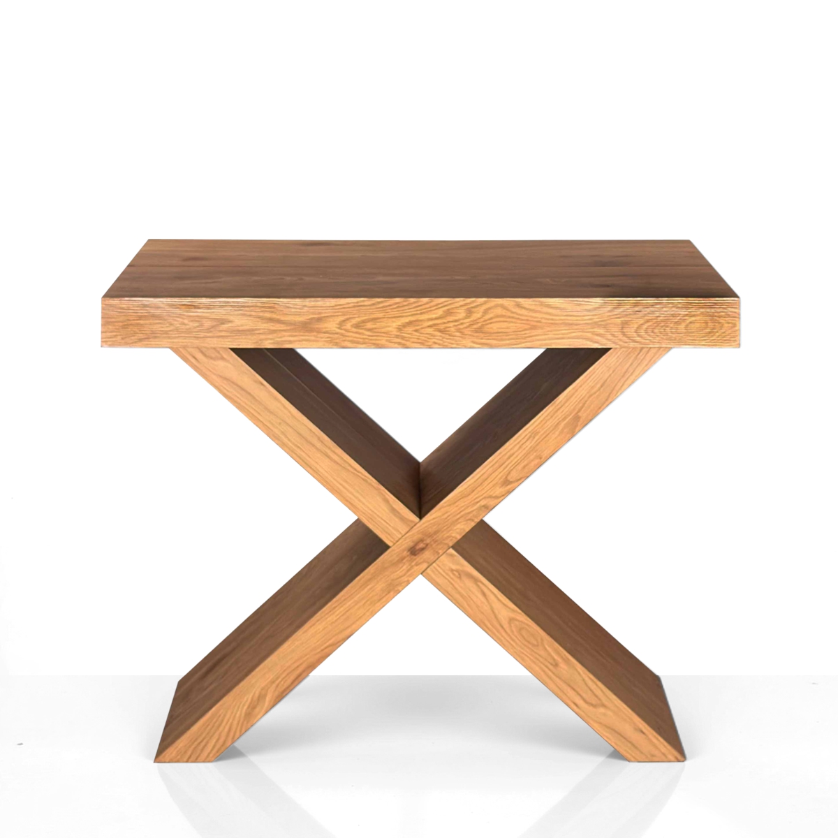 Tavolo / consolle RIBBY - in MDF rivestito in melamminico finitura Rovere - immagine 4