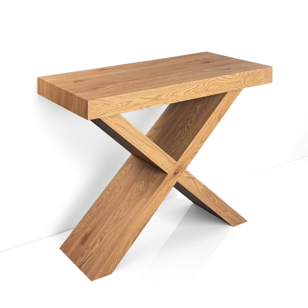 Tavolo / consolle RIBBY - in MDF rivestito in melamminico finitura Rovere - immagine 5