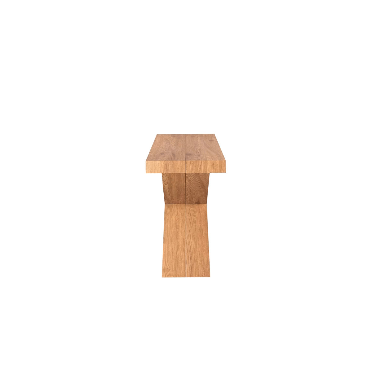 Tavolo / consolle RIBBY - in MDF rivestito in melamminico finitura Rovere - immagine 7