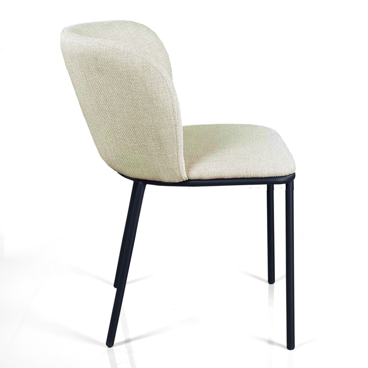 Sedia HANNINA imbottita colore Beige - immagine 3