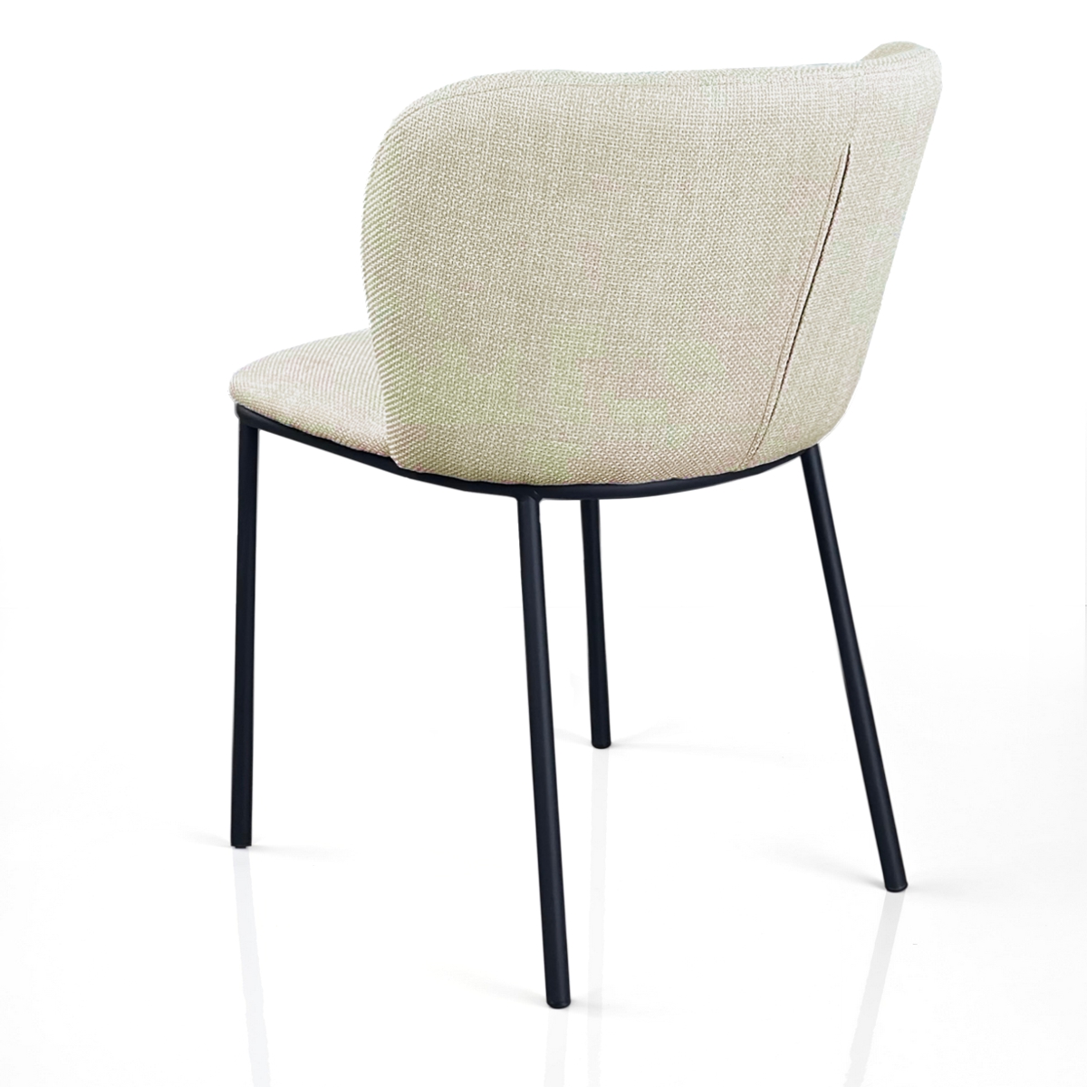 Sedia HANNINA imbottita colore Beige - immagine 5
